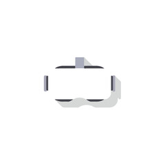 Minimalist VR Headset Icon Design for Modern Branding