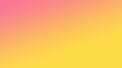 Vibrant pink, peach, and yellow gradient background offering a smooth color blend. This modern abstract texture is ideal for web design, creative projects, and digital art. © Arslan