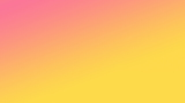 Vibrant pink, peach, and yellow gradient background offering a smooth color blend. This modern abstract texture is ideal for web design, creative projects, and digital art.