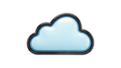 3D Cloud Icon