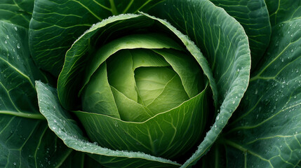 Obraz premium Stunning Close-Up of Lush Vibrant Green Leaves with Natural Texture
