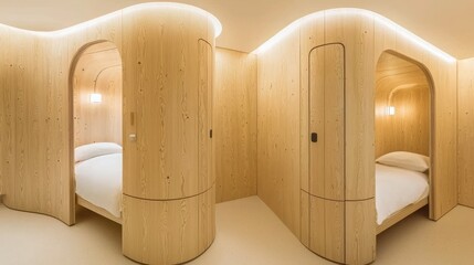 Scandinavian Compact Studio Living Space with Modular Design Elements