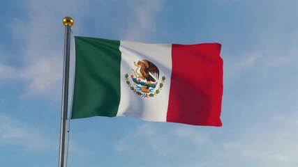 flag of mexico - Powered by Adobe