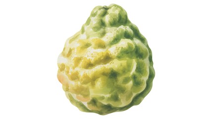 Fototapeta premium custard apple on white background