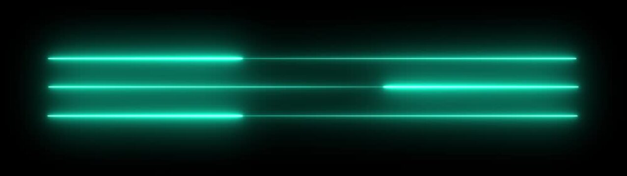 Glowing rainbow colour neon Lines Motion background. Neon lights blinking lines Moving, Abstract glowing rainbow 3 line aesthetics on background...