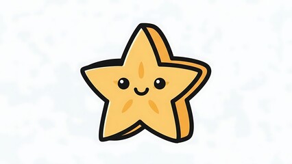 Obraz premium Sm Page Star Character Illustration Design.