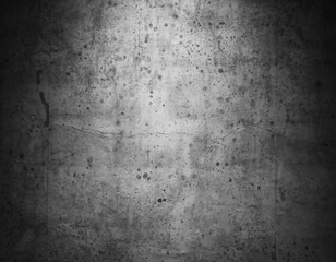 Fototapeta premium Dark grunge concrete and metal wall texture background with rough aged surface for industrial design and wallpaper