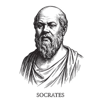 Socrates Greek Philosopher Engraving