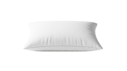 White Rectangular Pillow Mockup Product Shot isolated PNG with Transparent Background