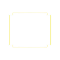 Fototapeta premium gold frame line illustration