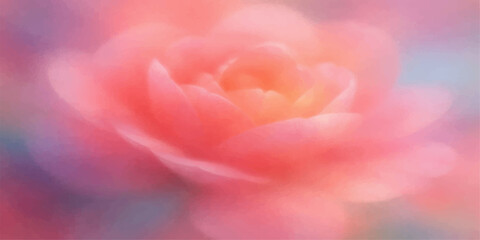 Pink rose petals close-up creating a beautiful floral macro background of natural spring blossoms, perfect for romance and love themes © ayaat