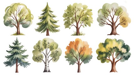 collection of trees