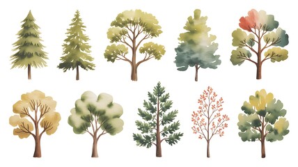 collection of trees