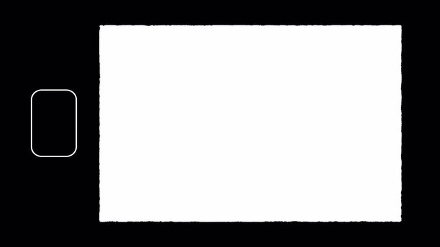 Super 8 mm Film Grain Effect with Scratches. Retro template. 4k alpha channel