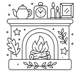 Bold-and-Easy-Cottage-Stuff -Coloring -Pages -For -Adults And Kids 