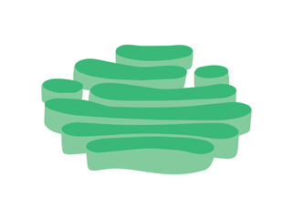 Golgi Complex Cell Anatomy Illustration
