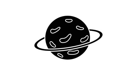 Saturn planet with ring system. © AHMAD