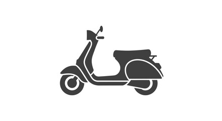 Obraz premium Scooter vehicle transportation motorbike icon.