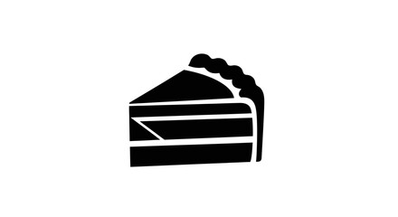 Slice of Chocolate Layer Cake.