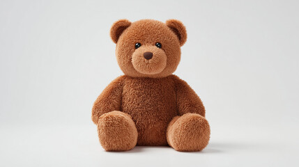 Fototapeta premium Soft plush teddy bear toy for kids and baby room decor cute stuffed animal toy for children gift idea
