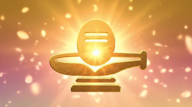 Basava Jayanti with minimal sacred symbols in calm devotional design for Lingayat observance