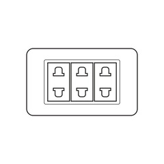 illustration of a 3-hole socket	