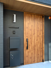 戸建て住宅のエントランス