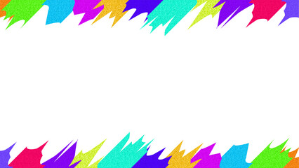 裂けた布のフレームデザイン