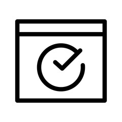 Election Day Icon Vector Symbol Design Illustration