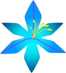 abstract flower vector illustration