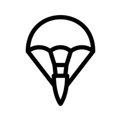 Parachute Icon Vector Symbol Design Illustration © yandirs