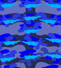 abstract blue camo
