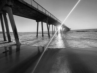 Pier Stretching Into the Ocean