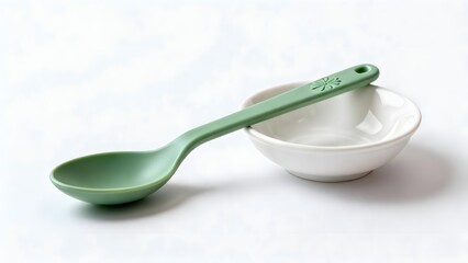 GreenSpoonAndWhiteBowl