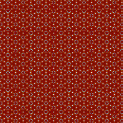 Primitive geometric pattern Combination of simple mosaic elements on a reddish-brown background Modern, minimalist design