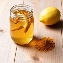 Often features turmeric or lemon extracts