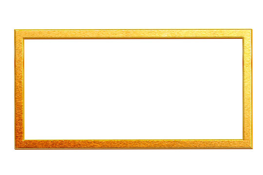 decorative gold rectangle frame