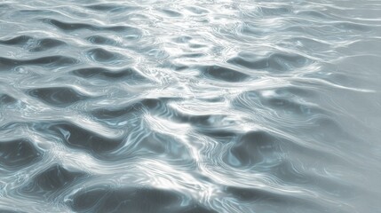 Obraz premium Water texture with sun reflections on the water overlay effect for photo or mockup.