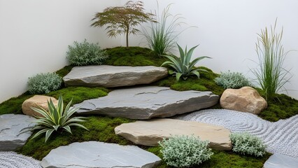 Zen garden landscape design