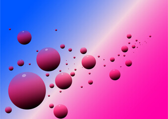 abstract background with bubbles