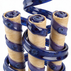 Blue berry wafer sticks