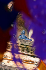buddha statue in chiang mai located in Wat Lok Moli