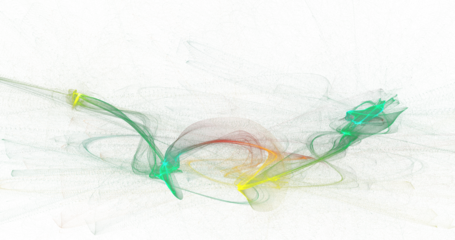 Dynamic horizontal band of emerald and yellow smoke with a warm coral core, energetic abstract motion scene on white, vibrant high resolution PNG ideal for energy, tech and creative branding projects
