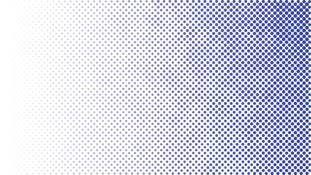 halftone dots pattern gradient blue and white