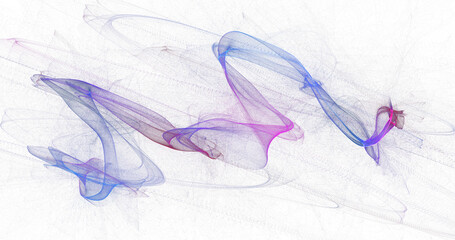 Diagonal drift of translucent blue and violet smoke waves, layered abstract motion composition with soft swirling lines on white, sophisticated PNG artwork ideal for tech, branding and web interfaces
