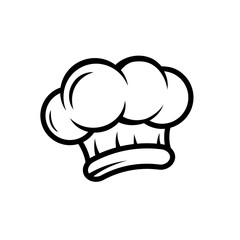 chef hat logo and icon vector design template
