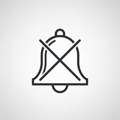 bell icon vector illustration