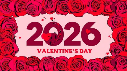 Celebrate valentine's day 2026 with love and roses