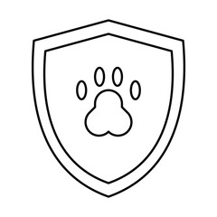 Pet shield icon