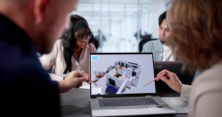 Team Of Real Estate Professionals Meet